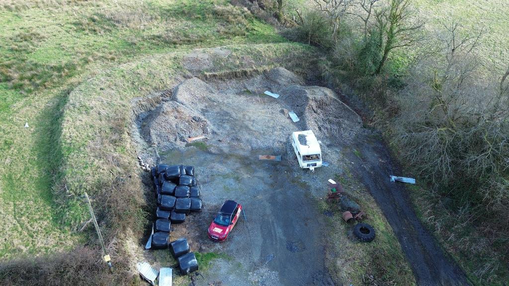 Yard and storage areas