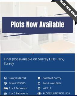 2 bedroom park home for sale, Surrey Hills Residential Park