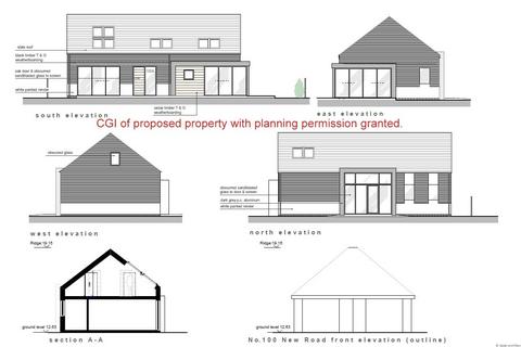 3 bedroom bungalow for sale, New Road, West Parley, Ferndown, BH22