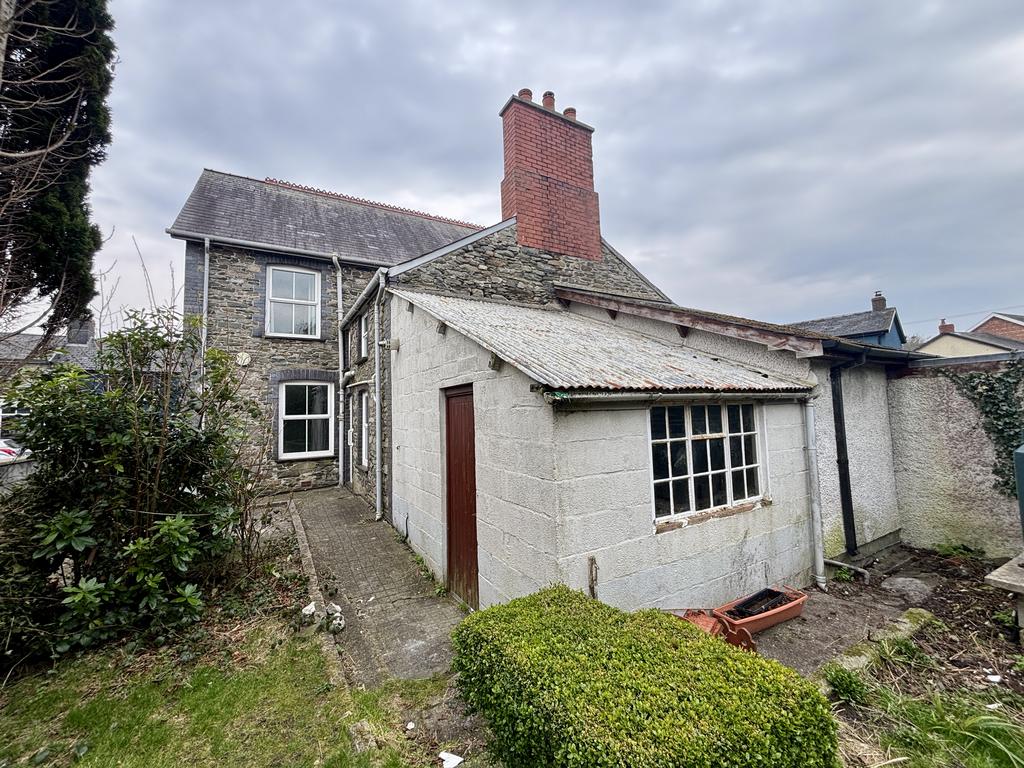 Rear of property