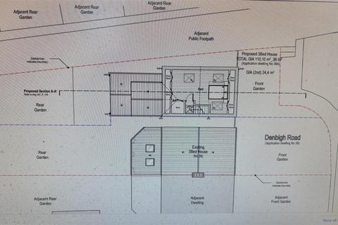 Plot for sale, Denbigh Road, Cheltenham, Glos GL51