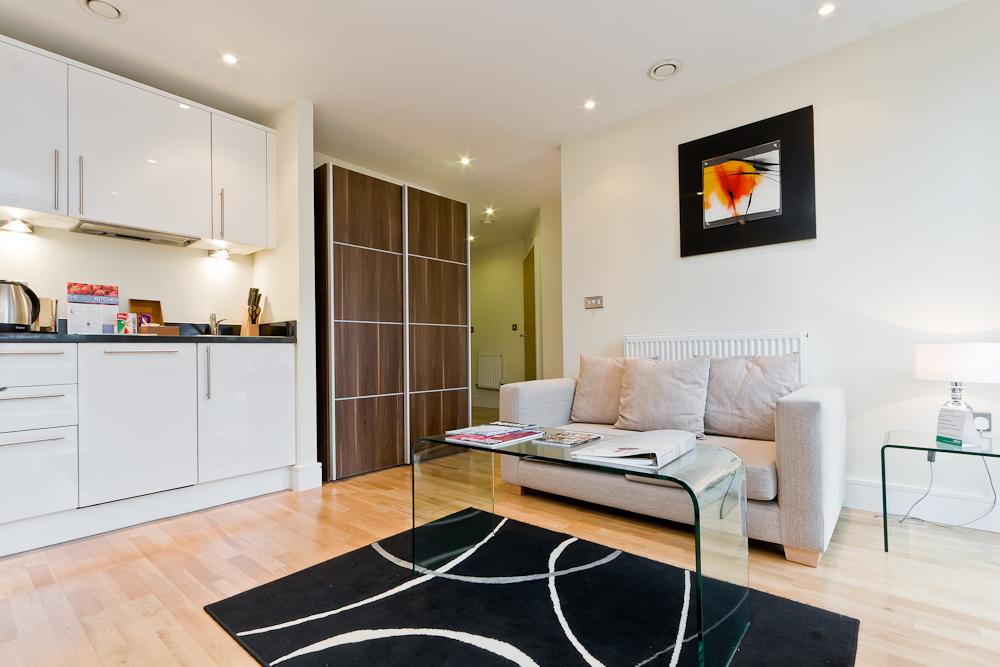 Reception to kitchen