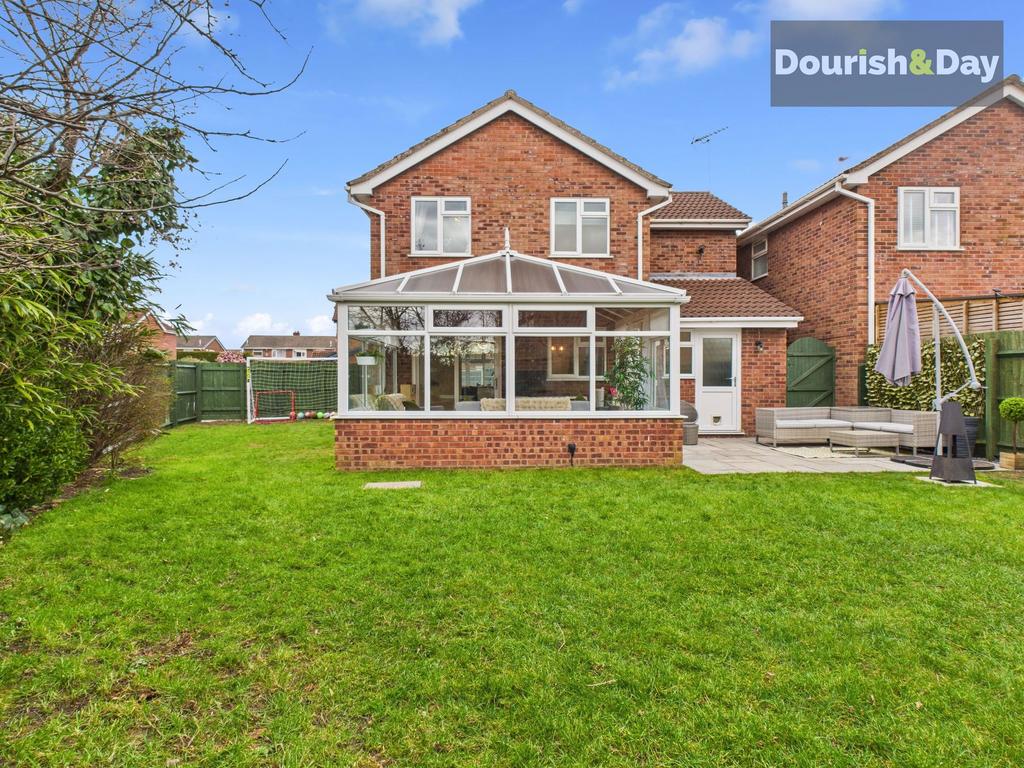 Rear Lawned Garden &amp; Conservatory