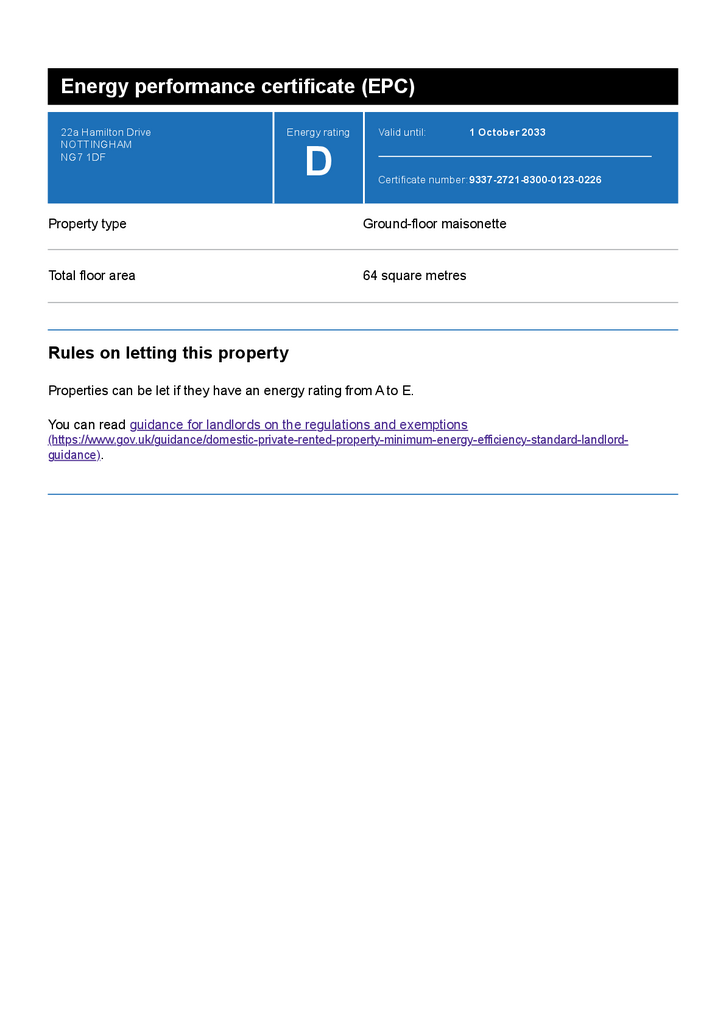 EPC Certificate