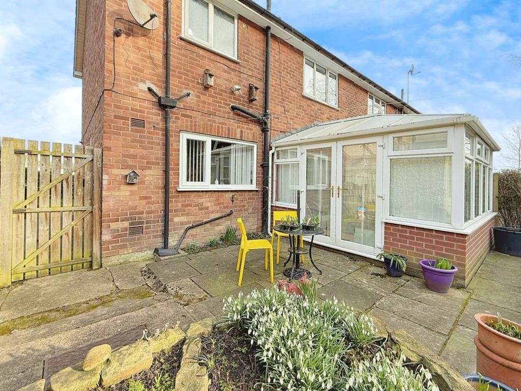 Rear patio