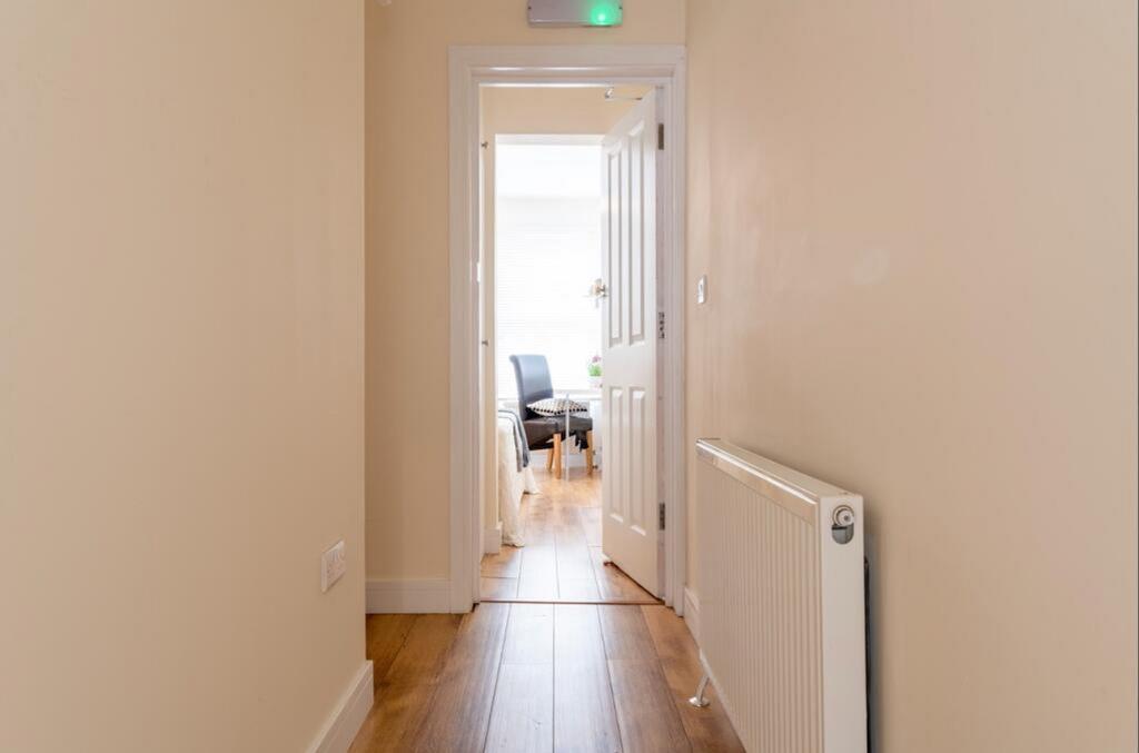 A well-maintained hallway that offers a welcomi...