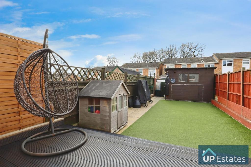 South facing rear garden