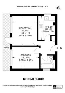 1 bedroom flat for sale, Woolley House, Loughborough Road, London, SW9