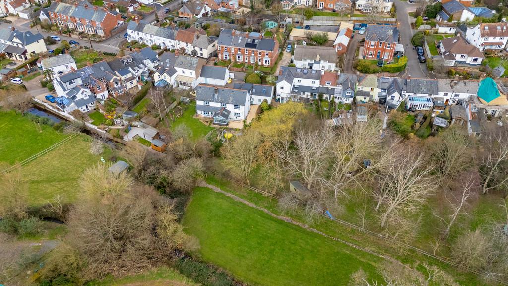 Aerial view and field