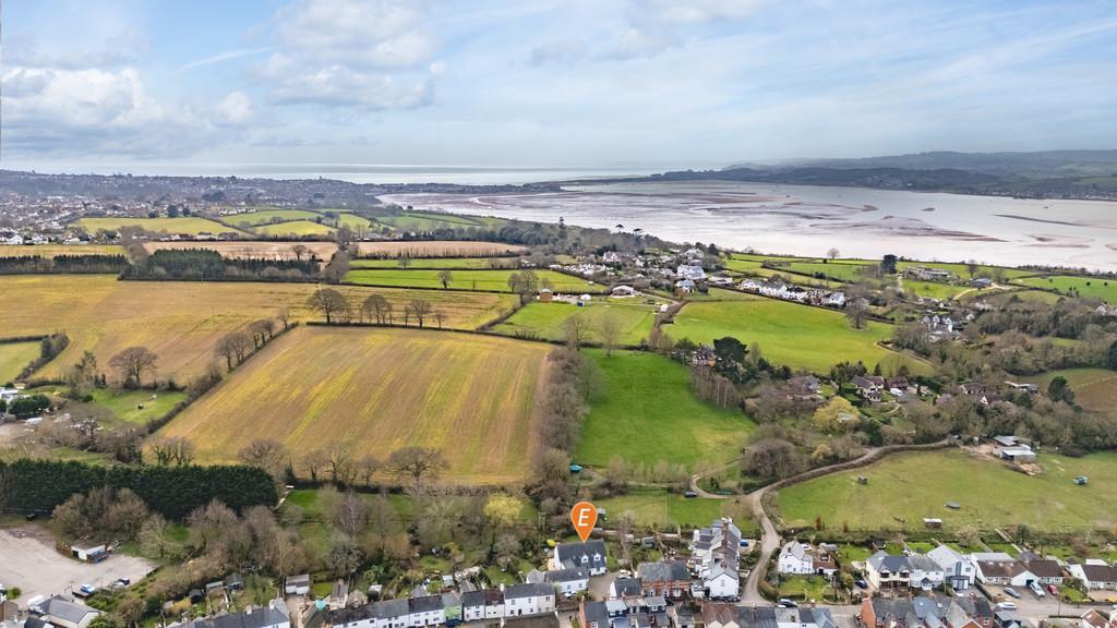 Aerial view showing the Estuary