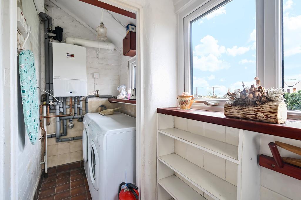 Rear Porch and Utility Room