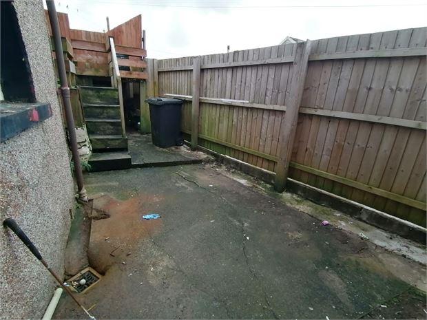 Rear yard area