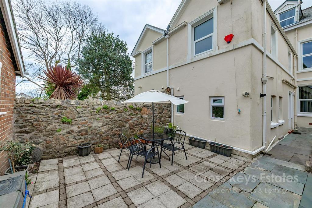Garage and Enclosed Garden