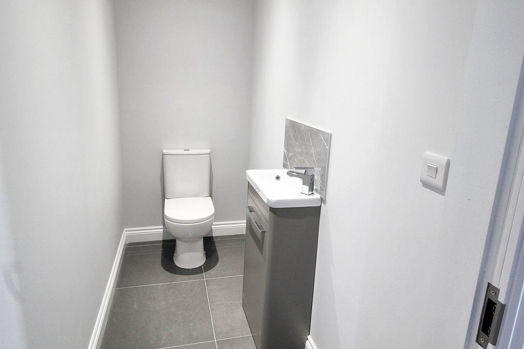 Downstairs washroom