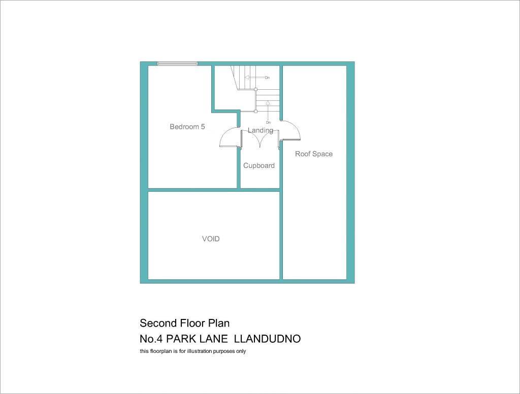 Second floor floor plan