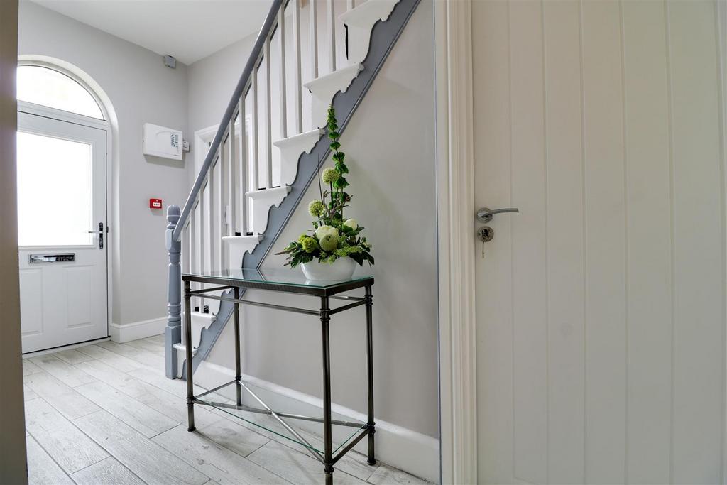 An entry phone system and communal entrance hallwa