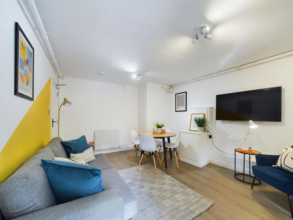 Bright and inviting living room featuring moder...
