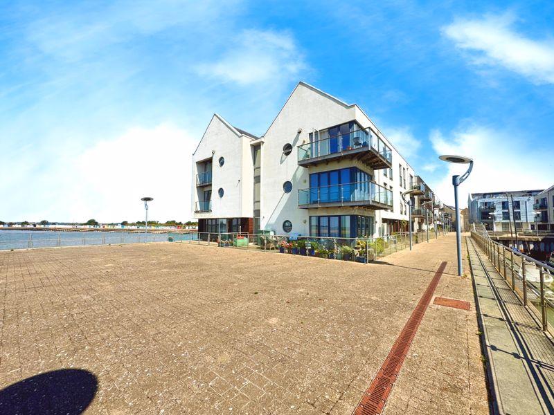 Waterside marina
