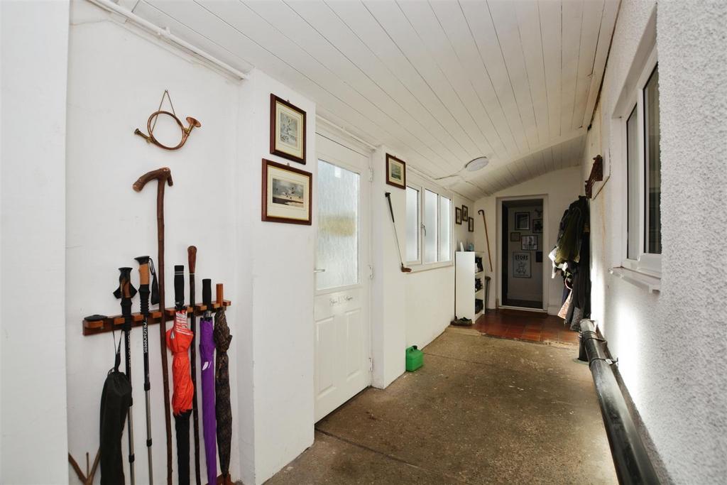 Rear porch