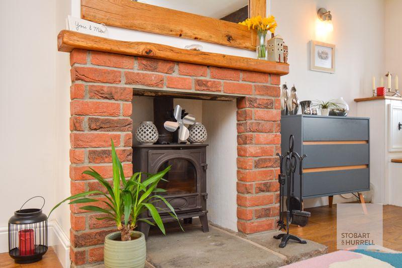 Brick Fireplace