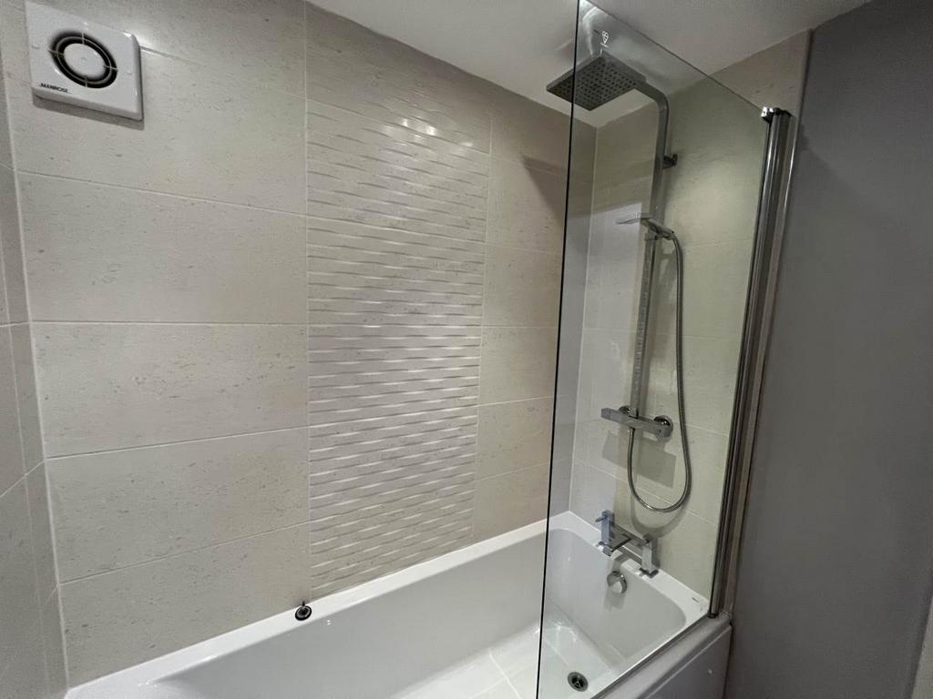 Shower over the bath