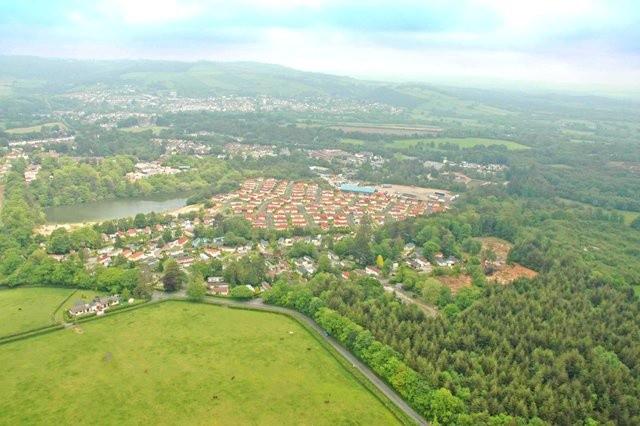 Aerial view, land