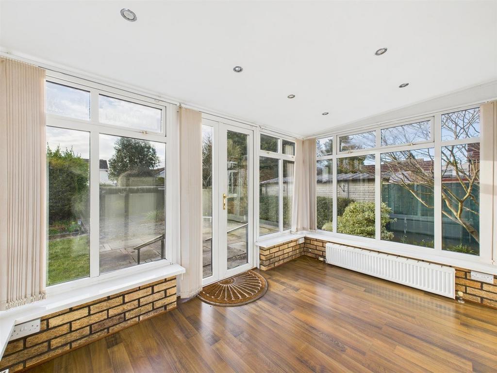 Upvc conservatory: