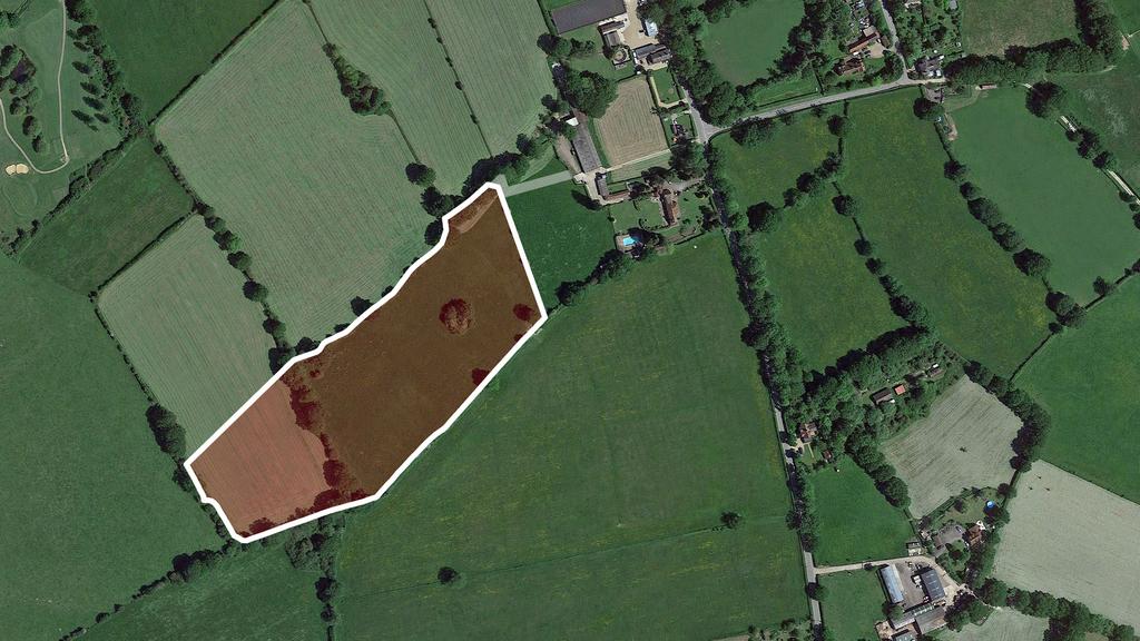 Aerial site plan of Wells Barn