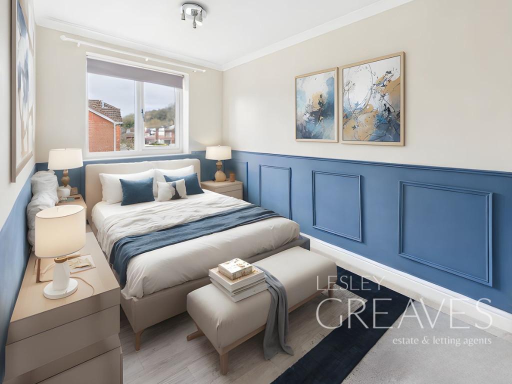 Virtually Staged Bedroom Two