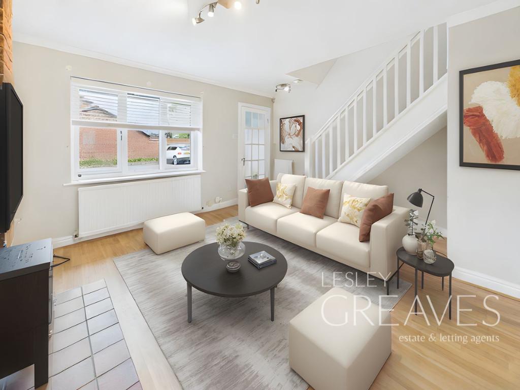 Virtually Staged Living Room