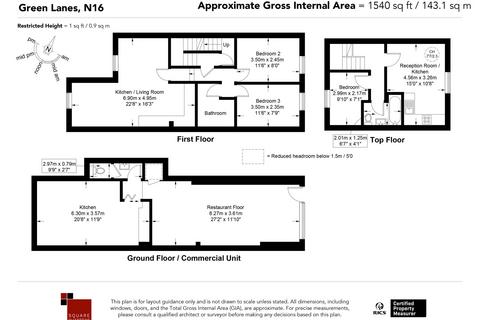 3 bedroom block of apartments for sale, Green Lanes,  Newington Green, N16