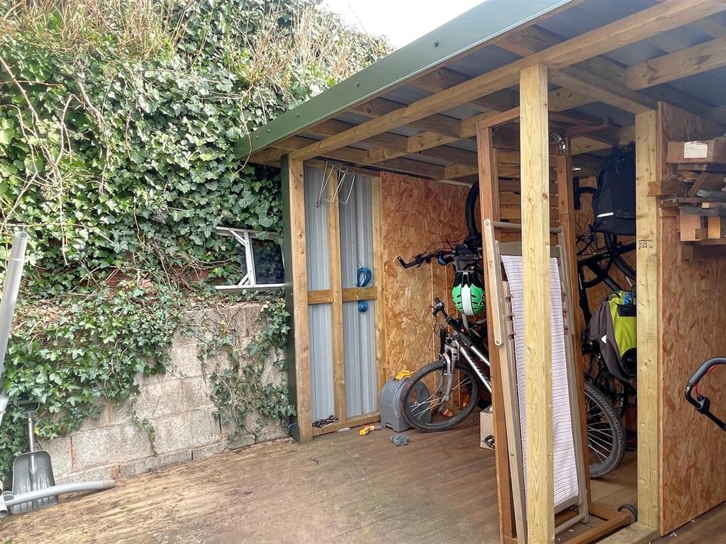 Open Fronted Bike Shed