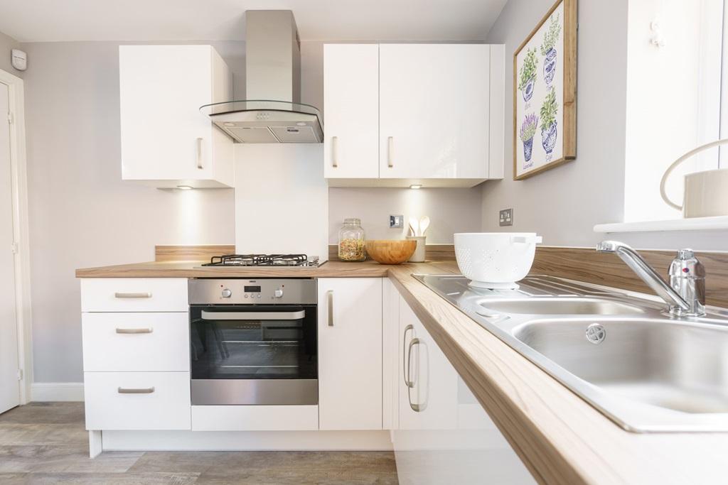 Modern easy to clean kitchen