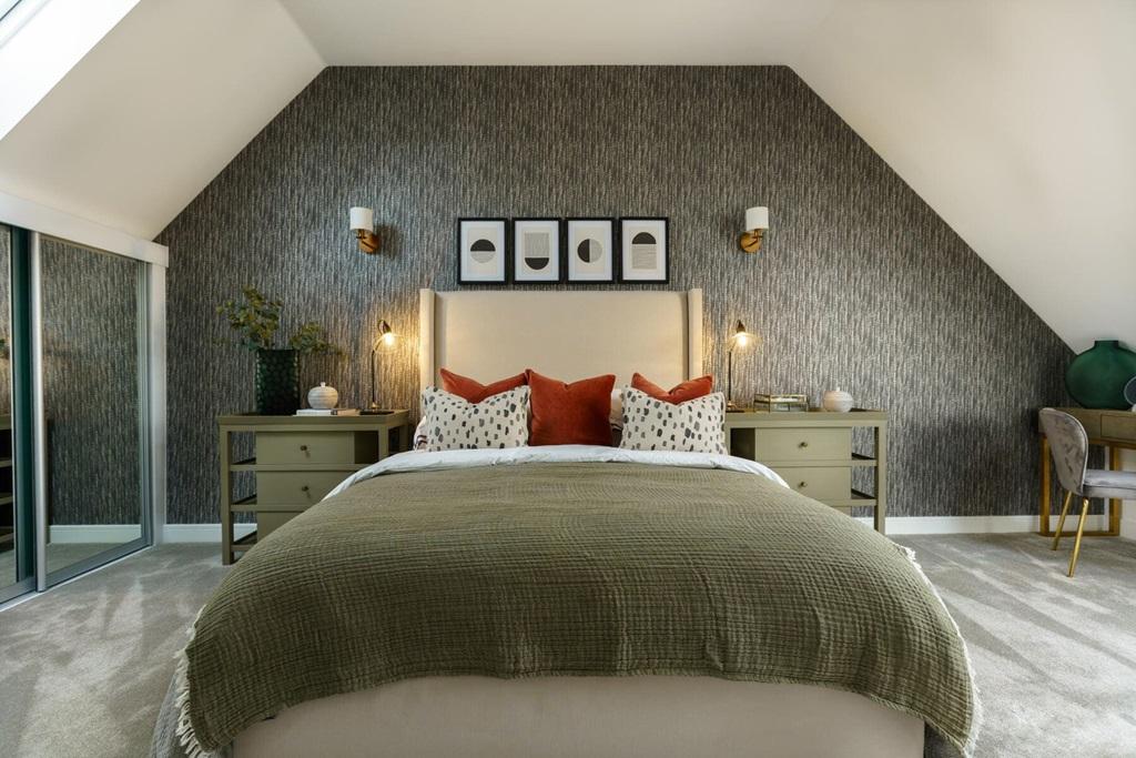 Bedroom 1 enjoys seclusion and privacy on the...