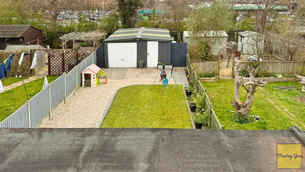 View of the garden