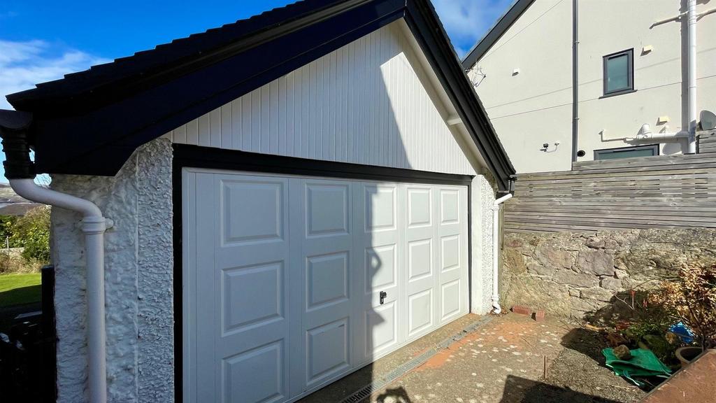 Double width garage