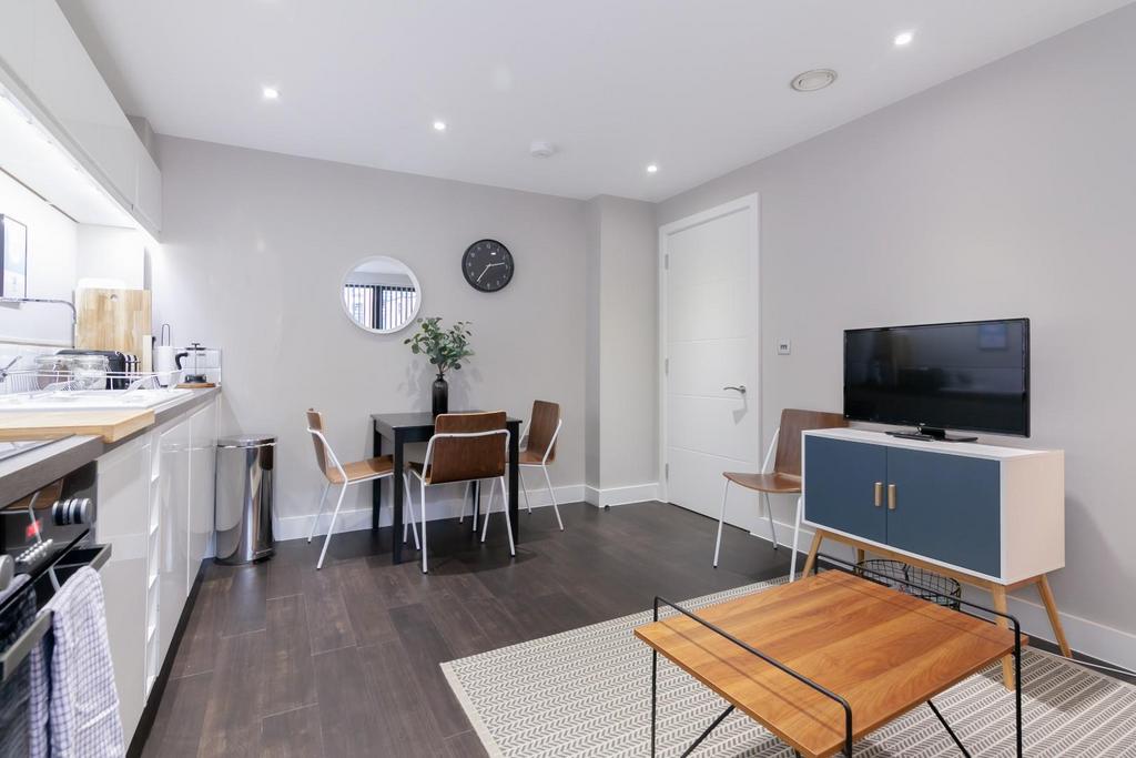 Open plan living area