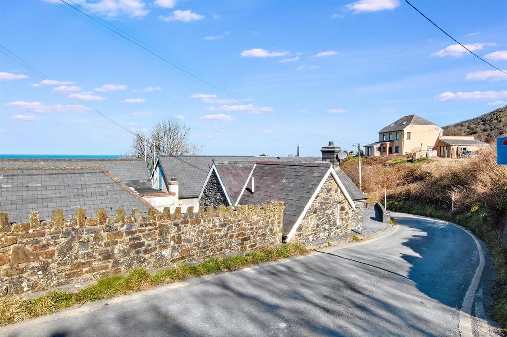 Roadside view and sea