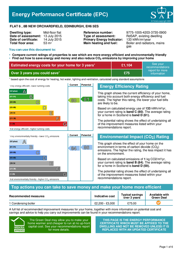 EPC Certificate
