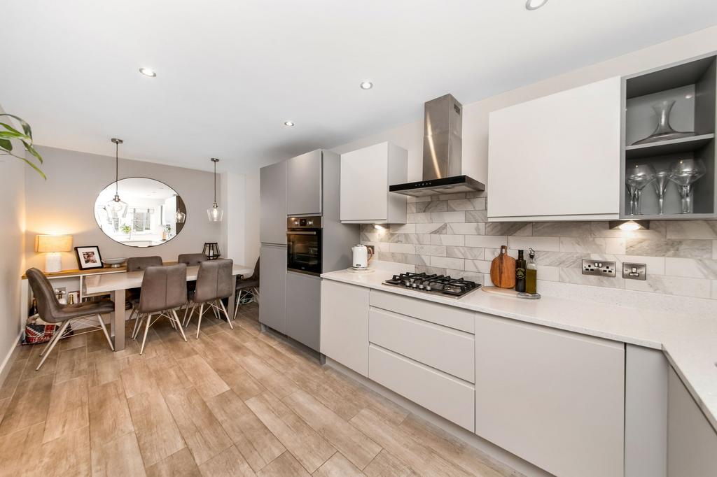 Open plan dining kitchen