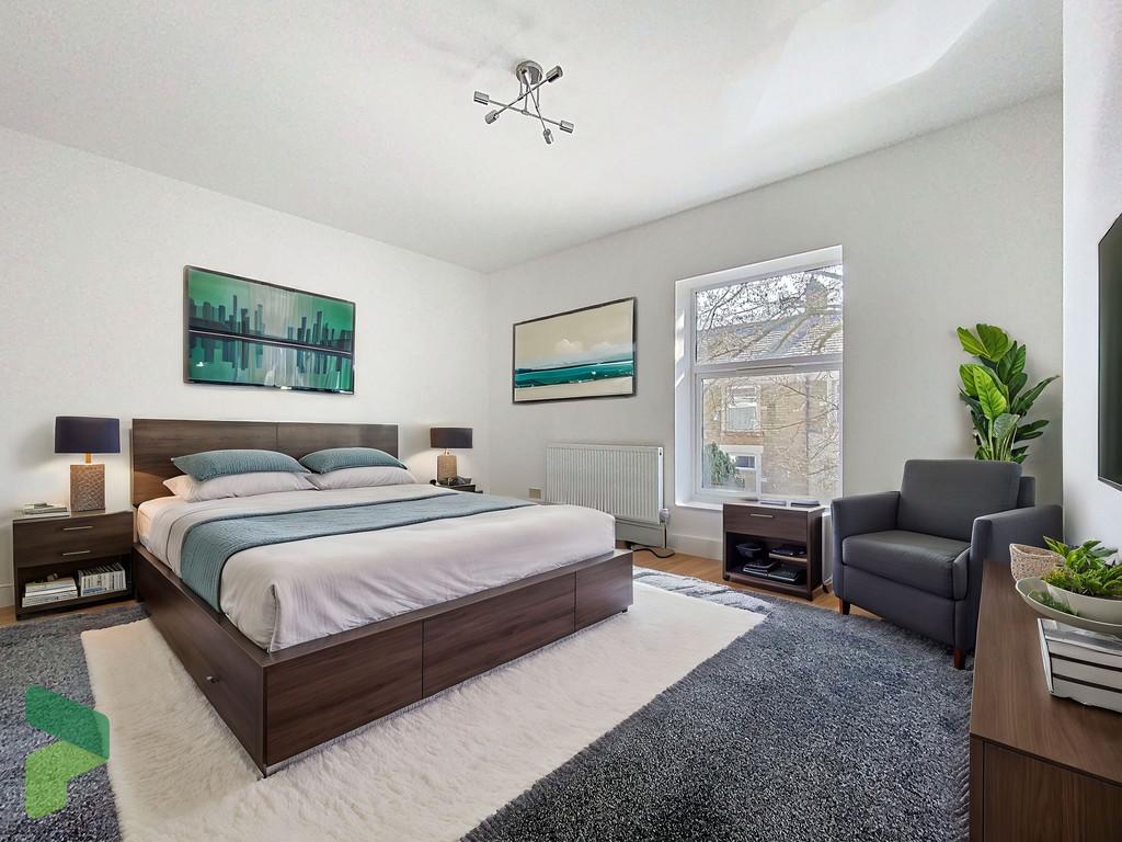 Virtually Staged Bedroom One