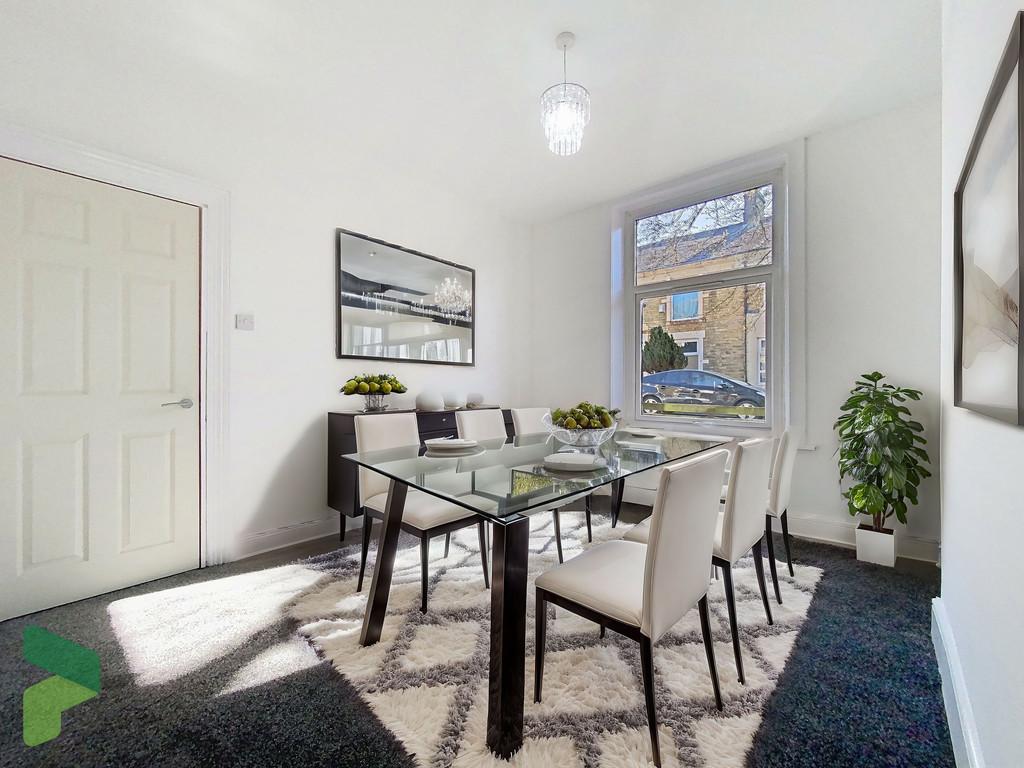 Virtually Staged Dining Room