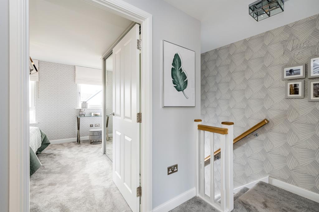 Landing in three bedroom home