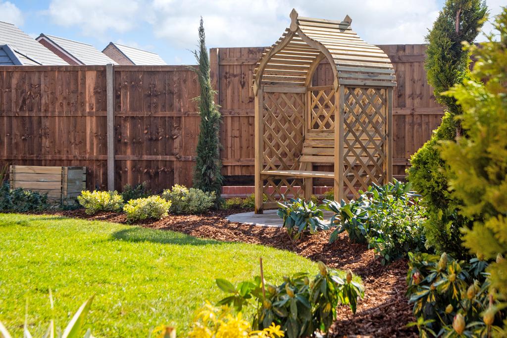 Fernwood Village summer garden external