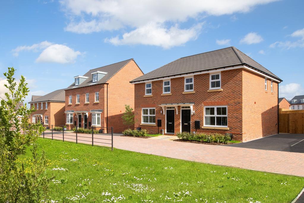 Street Scene View of Orchard Meadows Development