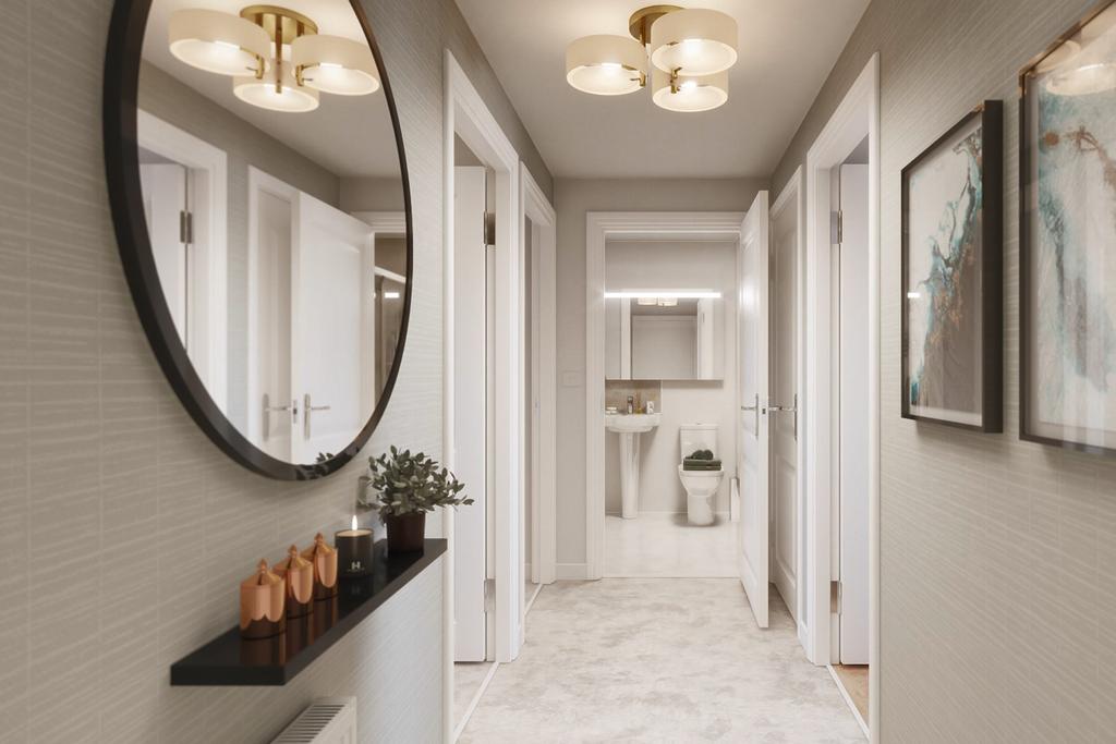Welcoming hallway