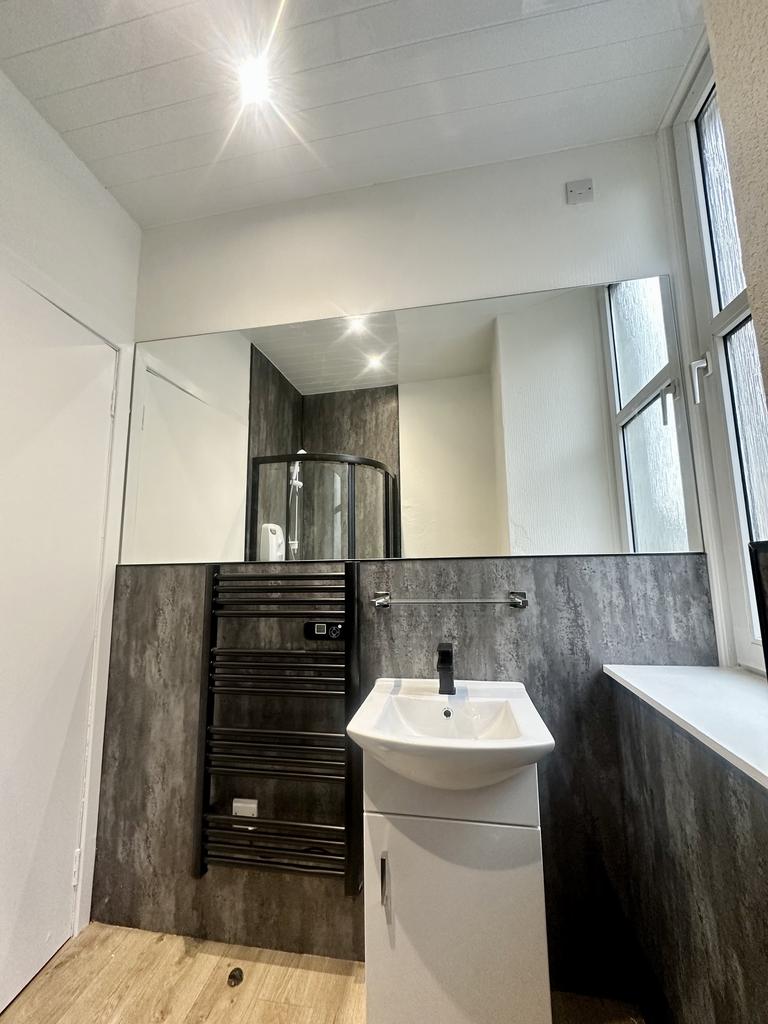 Mirror in shower roo