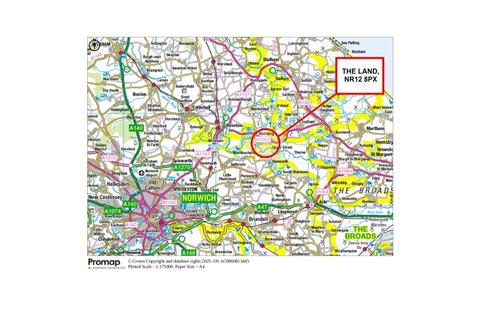 Farm land for sale, 0.67 Ha (1.66 Ac) Arable Land/Woodland, School Road , Horning , Norwich , Norfolk, NR12