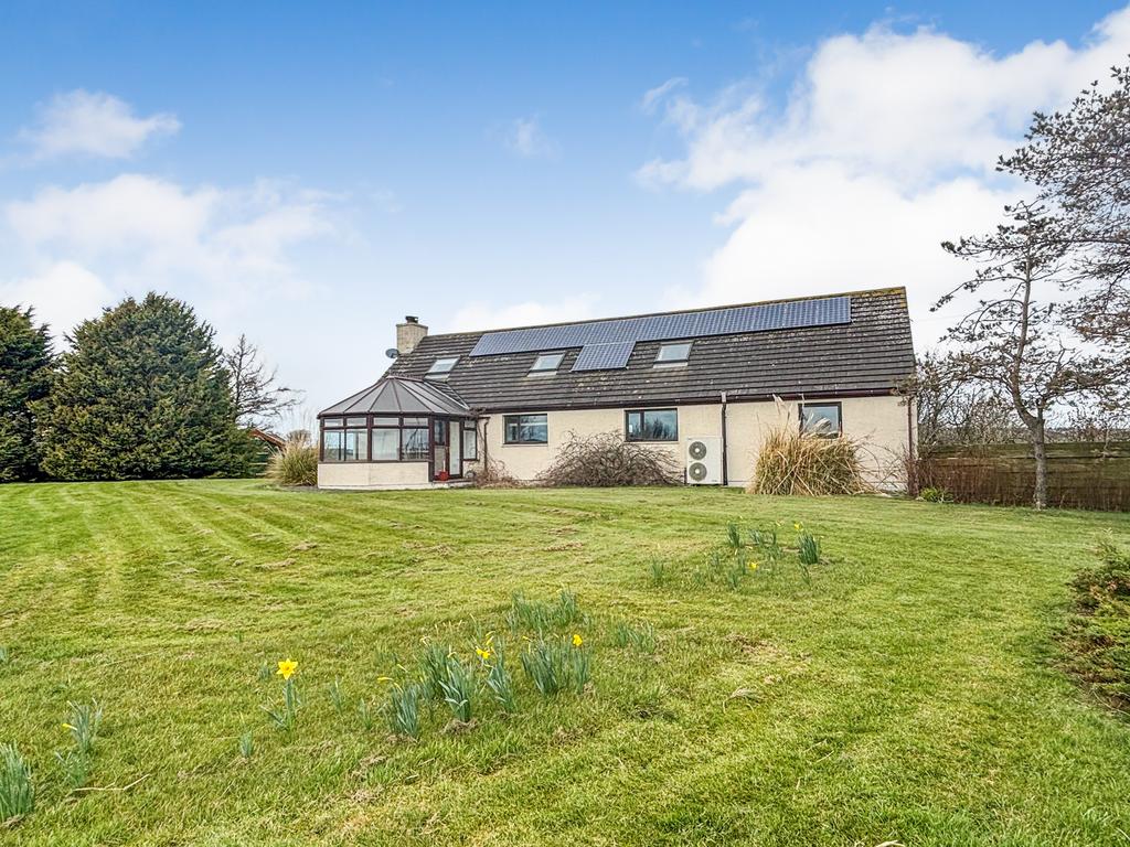 Rear of property