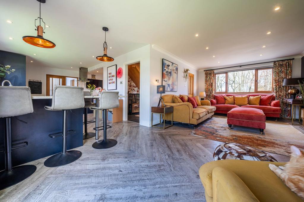 Open plan living area
